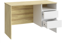 Стол Оскар ОС-23 блэквуд ячменный/белый структурный