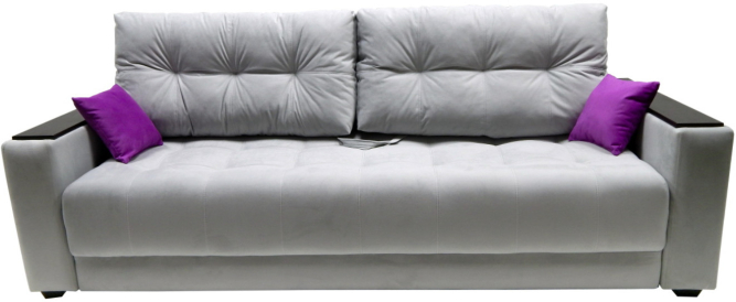 Диван Bond Elegant (17 см) с накладкой 4 подушки