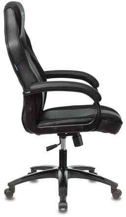Кресло компьютерное Zombie VIKING 2 AERO, экокожа/ткань, черное, 1180816