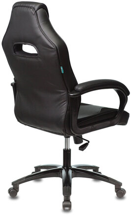 Кресло компьютерное Zombie VIKING 2 AERO, экокожа/ткань, черное, 1180816