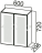 Шкаф навесной Ш600 (1ств) Вектор