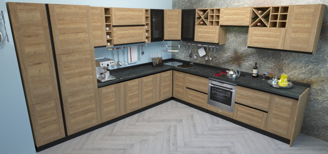 Шкаф Сити ШГ-60Г навесной горизонтальный (600*320*360)