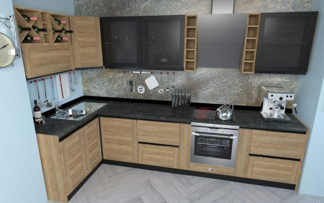 Шкаф Сити ШГ-60Г навесной горизонтальный (600*320*360)