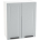 Шкаф верхний с 2 ств. ШВ 600 Глетчер (Белый, Гейнсборо)