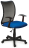 Кресло BRABIX "Spring MG-307", с подлокотниками, комбинированное синее/черное TW, 531404