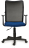 Кресло BRABIX "Spring MG-307", с подлокотниками, комбинированное синее/черное TW, 531404