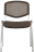 Стул для персонала и посетителей BRABIX "Iso NET CF-006", хромированный каркас, серый, 531983