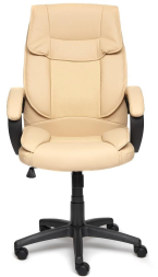 Кресло OREON кож/зам, бежевый/бежевый перфорированный, 36-34/36-34/06
