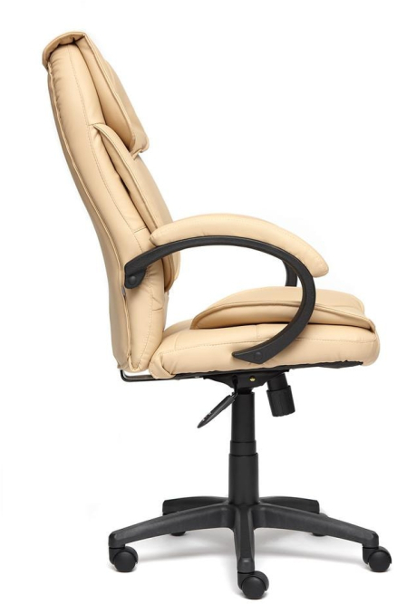 Кресло OREON кож/зам, бежевый/бежевый перфорированный, 36-34/36-34/06