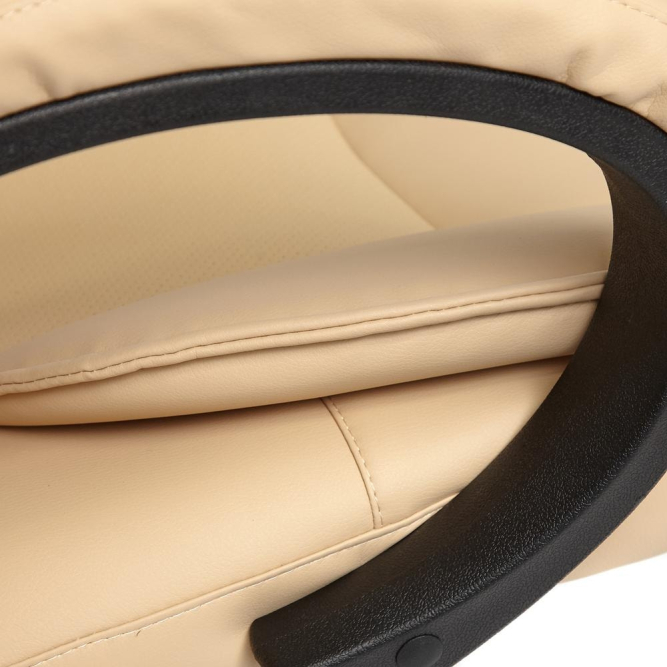 Кресло OREON кож/зам, бежевый/бежевый перфорированный, 36-34/36-34/06