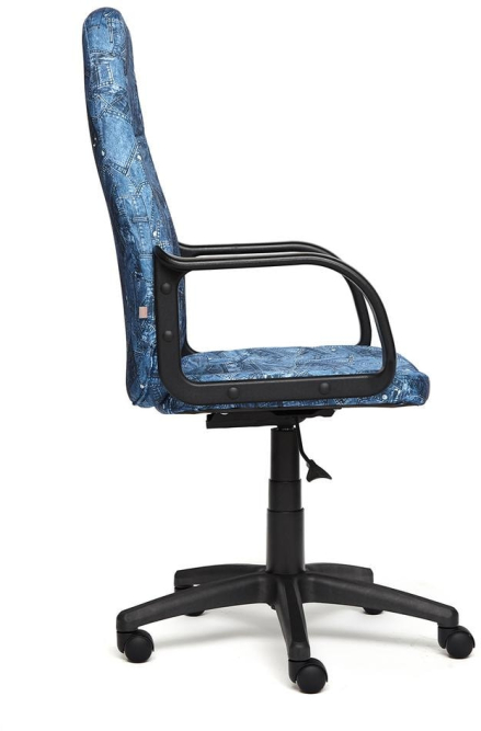 Кресло LEADER ткань, принт "Джинса"