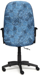 Кресло LEADER ткань, принт "Джинса"