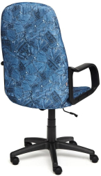 Кресло LEADER ткань, принт "Джинса"