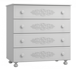 Комод Ассоль АС-5 белое дерево