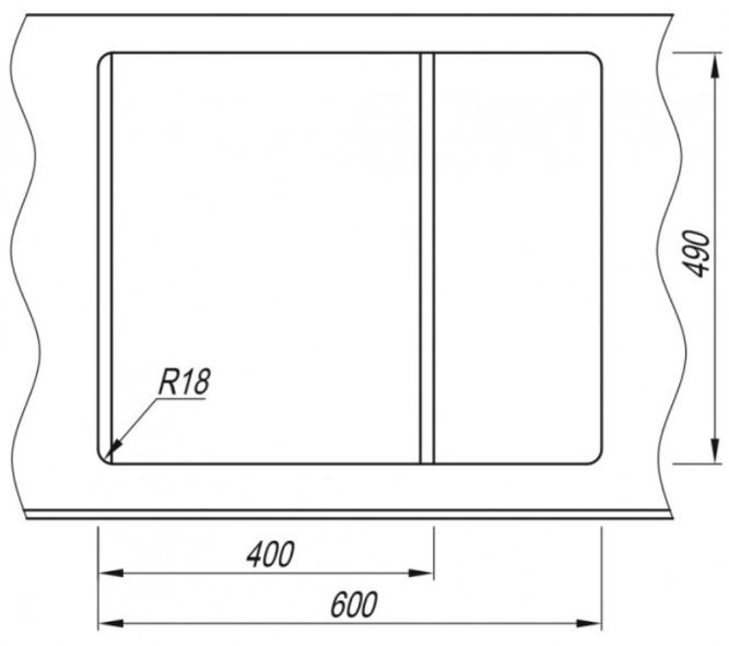 Мойка для кухни из искусственного камня Dr. Gans Лора 620