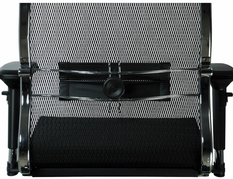 Кресло офисное МЕТТА "SAMURAI" S-3.05, с подголовником, сверхпрочная ткань-сетка, черное