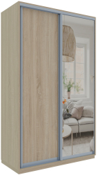 Шкаф-купе Хит (ЛДСП/Зеркало) Сонома