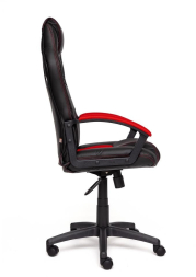 Кресло DRIVER кож/зам/ткань, черный/красный, 36-6/08