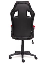 Кресло DRIVER кож/зам/ткань, черный/красный, 36-6/08