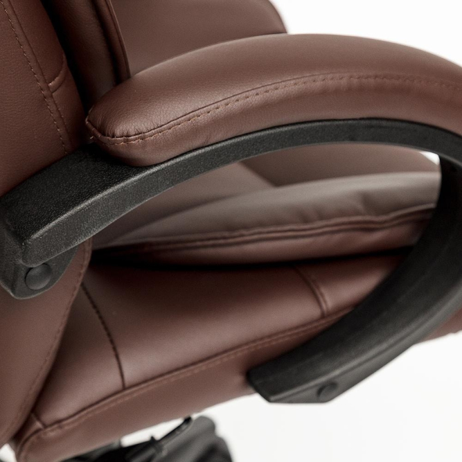 Кресло OREON кож/зам, коричневый/коричневый перфорированный, 36-36/36-36/06