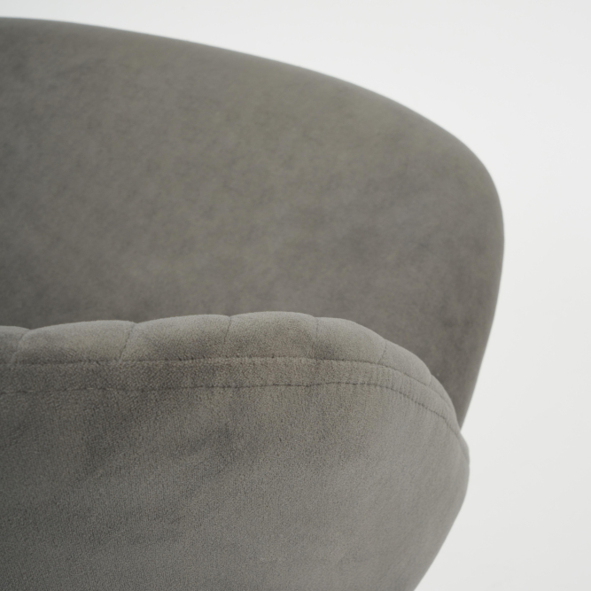 Кресло MELODY флок , серый, 29