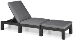 Шезлонг Дейтона (Daytona) серый