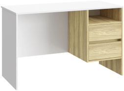 Стол Оскар ОС-23 белый структурный/блэквуд ячменный