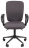 Кресло офисное Chairman CH 9801, пятилучие металл, ткань, серое, 7150936
