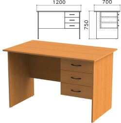 Стол 1-тумбов. СФ10