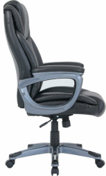 Кресло BRABIX PREMIUM "Gladiator EX-552", натуральная кожа, черное, 532939