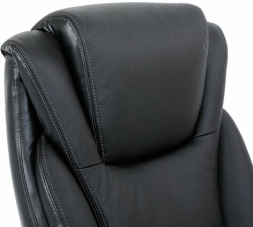 Кресло BRABIX PREMIUM "Gladiator EX-552", натуральная кожа, черное, 532939