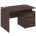 Стол с одной тумбой СВ4 (СВ1+СВ4+СВ73) (Честерфилд темный)