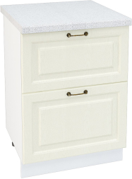 Шкаф нижний 2 ящика Кухня Ницца ШН2Я 600