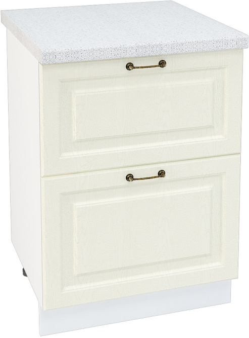 Шкаф нижний 2 ящика Кухня Ницца ШН2Я 600