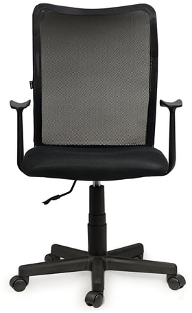 Кресло BRABIX "Spring MG-307", с подлокотниками, черное TW, 531406