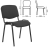 Стул STAFF &quot;Iso Lite CF-008&quot;, ткань черная (С-11), 532562