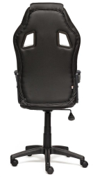 Кресло DRIVER кож/зам/ткань, черный/серый, 36-6/12