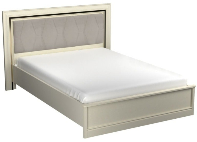Кровать с мягкой вставкой изголовья Сиена