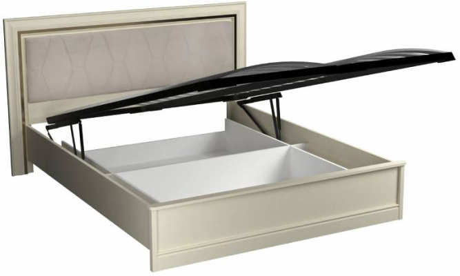 Кровать с мягкой вставкой изголовья Сиена