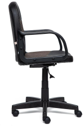 Кресло BAGGI кож/зам/ткань, черный/бежевый, 36-6/12