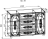 Комод Ассоль АС-19 белое дерево