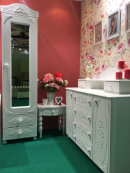 Комод Ассоль АС-19 белое дерево