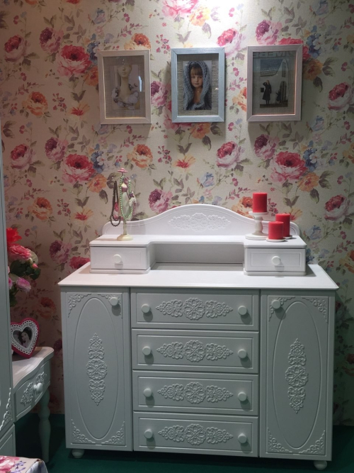 Комод Ассоль АС-19 белое дерево