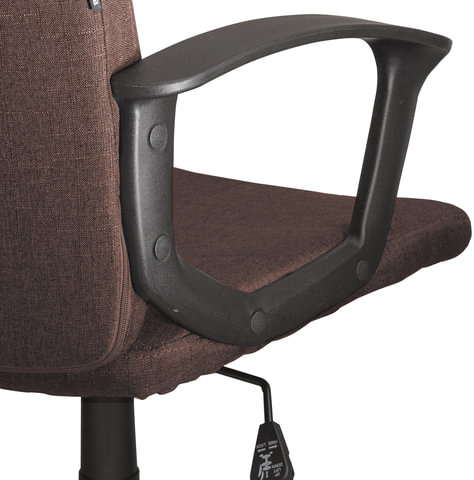 Кресло офисное BRABIX "Focus EX-518", ткань, коричневое, 531577