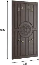 Вешалка «Монблан» МБ-50 орех шоколадный