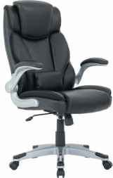 Кресло BRABIX PREMIUM "Phantom EX-553", рециклированная кожа, регулируемый подголовник, черное, 532940