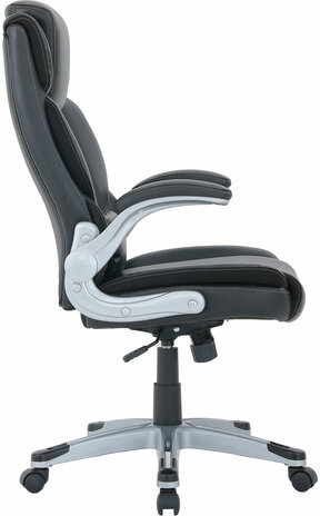 Кресло BRABIX PREMIUM "Phantom EX-553", рециклированная кожа, регулируемый подголовник, черное, 532940