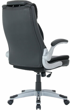 Кресло BRABIX PREMIUM "Phantom EX-553", рециклированная кожа, регулируемый подголовник, черное, 532940