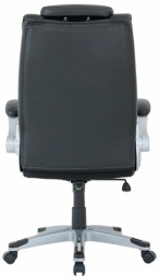 Кресло BRABIX PREMIUM "Phantom EX-553", рециклированная кожа, регулируемый подголовник, черное, 532940