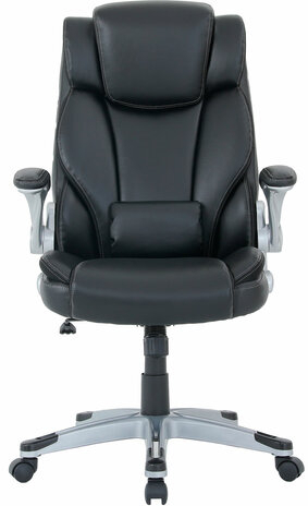 Кресло BRABIX PREMIUM "Phantom EX-553", рециклированная кожа, регулируемый подголовник, черное, 532940